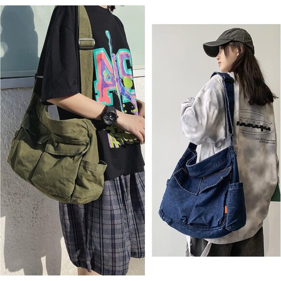 Versatile Large Tote Bag with Reinforced Shoulder Strap - Lightweight & Foldable - Picture 2 of 6